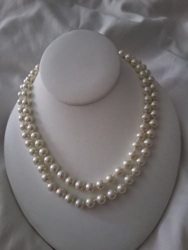 Collana vetro con perle - collana,