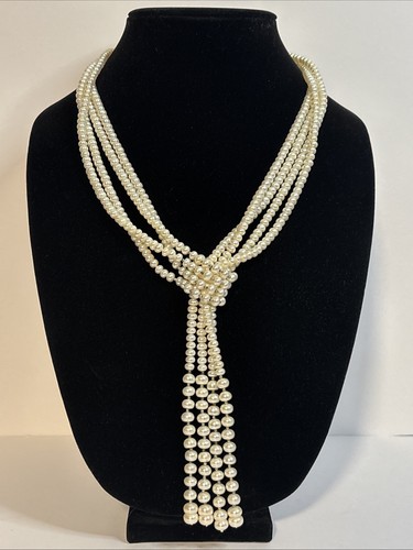 Collana multi filo bianco - multi,