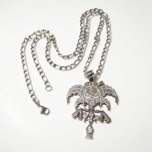 Collana ciondolo icp acciaio - ciondolo,