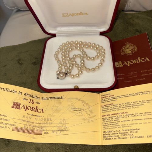 Collana perle finte - collana, di