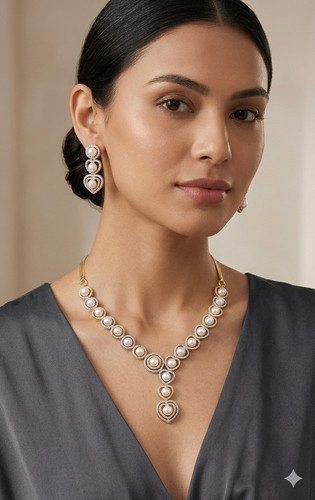 Set collana perle - perle, con