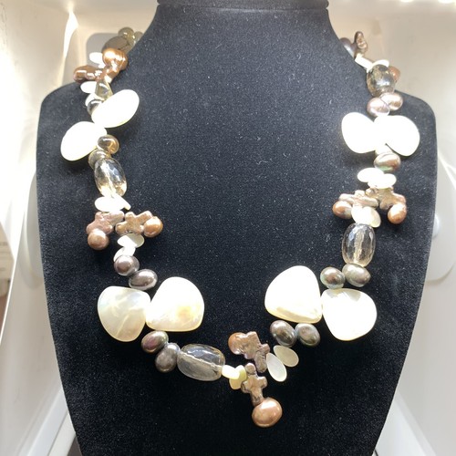 Collana vintage ooak perle - collana,
