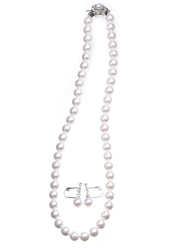 Collana perle akoya mm - collana,