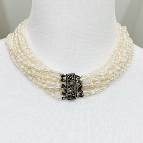 Collana perle riso - di,